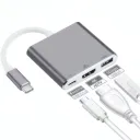 Convertisseur Type-C vers HDMI, Type-C & USB 3.0 - R SCAR RS-TCHD3IN1 thumbnail 1