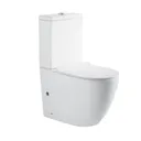 Chaise anglaise à deux pièces à chasse directe 1049A en céramique, coloris blanc thumbnail 1