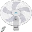 Ventilateur Sur Mural Global Air Blanc 18 Avec Telecommande thumbnail 1