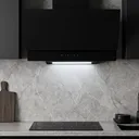 Hotte De Cuisine Kumtel Encastrable 60X60 Magic Glass Noir DA6-835AOK thumbnail 3