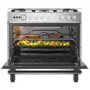 Cuisiniere Hisense 5 feux 90X60 à Gaz Gris HFG90335RX thumbnail 4