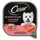 César Terrine de Veau avec carottes 300G pour chien thumbnail 1