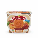 MATERNE – Coupelle Intense & Velouté Brugnon/Abricot Sans Sucre Ajouté - 4 x 97 g thumbnail 1