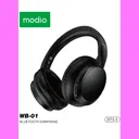Casque Modio WB-01 Sans Fil Noir – Son HD, Longue Autonomie, Commandes Multifonctions, Casque Bluetooth Confortable thumbnail 1