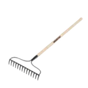 Râteau à gravier avec manche en fibre de verre (14 dents) thumbnail 1
