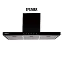 Hotte de Cuisine Tecnolux Encastrable 90X60 Noir TEC90BB thumbnail 1