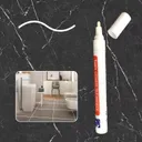Lot de 2 Stylos à Joint Blanc – Marqueurs de Réparation pour Carrelage thumbnail 1