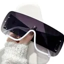 Lunettes de soleil surdimensionnées sans monture MUTYNE pour femmes et hommes thumbnail 1
