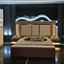 Chambre à Coucher 6 battants 6 pièces Beige Lora thumbnail 3