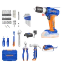 Mallette d'Outils Pro 90 Pièces avec Perceuse à Sans Fil 20V - WDT1B90 thumbnail 1