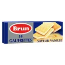 Biscuits gaufrettes fourrées à la vanille BRUN Le paquet de 14 biscuits - 146 g thumbnail 1