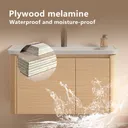 Meuble de salle de bain D-6090 en fibre de carbone avec miroir et éclairage LED thumbnail 4