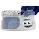 Machine à Laver Hisense 7.5KG Semi Automatique Twintub WS75HA3W thumbnail 2