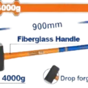 Marteau de masse 4KG - Wadfow thumbnail 1