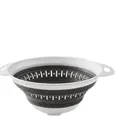 Passoire et tamis en silicone pour les légumes et les fruits - Blanc gris thumbnail 1