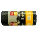 SAC POUBELLE NOIR 50 PCS 20L thumbnail 1