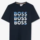 BOSS - T-shirt Garçon - Bleu marine - 6 ans thumbnail 1