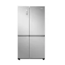Refrigerateur Hisense Side BY Side 2 portes 668 litres Inverter Gris RS87WS thumbnail 1