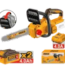 Tronçonneuse Sans Fil 20V | 30 cm, 2x Batteries 4.0Ah thumbnail 1