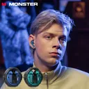 MONSTER AIRPOD AIRMARS XKT10 - Ecouteurs Bluetooth Sans Fil, Casque Sportifs et Gamer Waterproof TWS Réduction de Bruit Avec Microphone Ecouteurs thumbnail 1