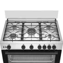 Cuisiniere Beko 5 feux 90X60 à Gaz Inox BGGR11125GX thumbnail 3