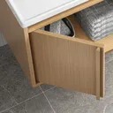 Meuble de salle de bain D-6090 en fibre de carbone avec miroir et éclairage LED thumbnail 5