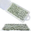 Lot de 32 touffes d'herbe statique, groupements végétaux fleuris et touffus pour maquettes de bâtiments, trains et décors ferroviaires (bricolage) thumbnail 1