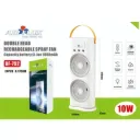 Ventilateur Brumisateur AIRFLUX AF-792 Rechargeable - Double Tête thumbnail 1