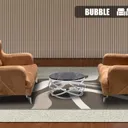 Salon Canapé 7 places Couleur Au Choix Bubble thumbnail 1