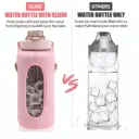 Porte gourde (2000ml) - Facile à laver, pour le sport avec bandoulière réglable thumbnail 1