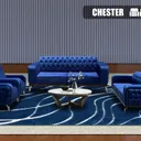 Salon Canapé 7 places Couleur Au Choix Chester thumbnail 1