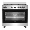 Cuisiniere Beko 5 feux 90X60 à Gaz Inox BGGR11125GX thumbnail 1