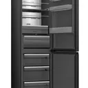 Refrigerateur Hisense Combine 3 tiroirs 370 litres Nofrost Inverter Noir RB5K330GSFE thumbnail 4