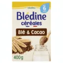 Blédina – Blédine Céréales Bébé Blé & Cacao dès 6 mois (400 g) thumbnail 1