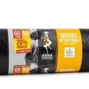 Sac Poubelle Noir – 50 pcs - 60 L thumbnail 1