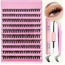 Ensemble d'Extension de faux-cils + brosse et pince thumbnail 1