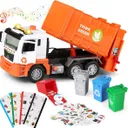 Voiture Poubelle Jouet – Grand Camion avec Sons et Lumières thumbnail 1