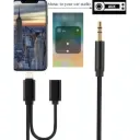 Câble Audio 2 en 1 iOS & Android - Adaptateur Aux 3.5mm thumbnail 1