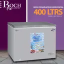 Congelateur Roch Horizontal 400LITRES Gris RCF4001 thumbnail 1