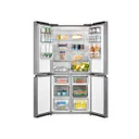 Refrigerateur Midea Side By Side 4PORTES 632LITRES Inverter Gris MDRF632FIG46D thumbnail 3