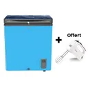 Congelateur Walton Coffre 145LITRES Bleu WCF1D5DELXX + Batteuse Offert thumbnail 1