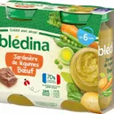 BLÉDINA - Jardinière de légumes Boeuf pour bébé (2X200g) - Dès 6 mois thumbnail 1