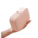 Boîte à bijoux portative rose thumbnail 1