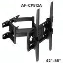 AIRFLUX AF-CP512A (42" à 85") Support TV mural à mouvement complet, support mural adapté pour TV de 42 à 85 pouces, réglage de l'inclinaison pivotante thumbnail 1