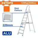 Escabeau 8 Marches - Hauteur Plateforme 1.66m (Max 120 kg) - WADFOW thumbnail 3