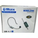 Microphone UHF Sans Fil MAX SM-4.1 - Casque et Cravate Inclus thumbnail 1