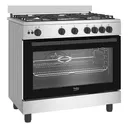 Cuisiniere Beko 5 feux 90X60 à Gaz Inox BGGR11125GX thumbnail 4