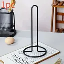 Porte Serviettes - Acier Inoxydable - Noir thumbnail 1