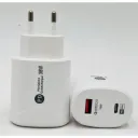 Chargeur Mural RSCAR RS-C78 avec Double Port USB et Type-C thumbnail 1
