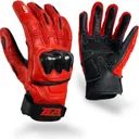 TLA NOX Gants moto homologué cuir avec protections CE, poignet court - Taille XL thumbnail 1